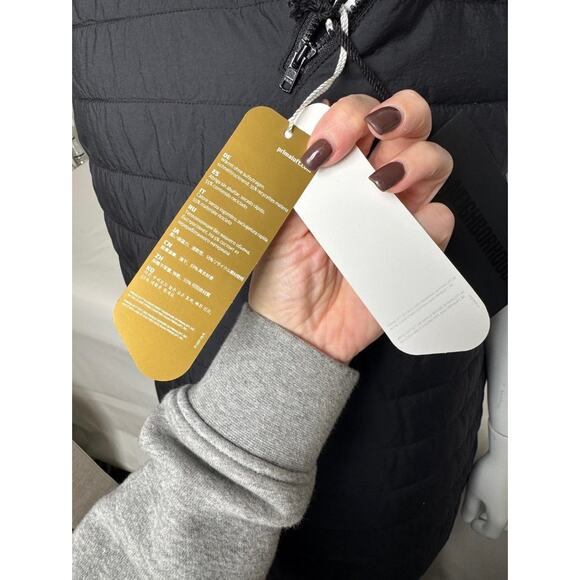 Unisex Neighborhood NWT Black Side Zip Down Puff N Vest Size L - Picture 15 of 15